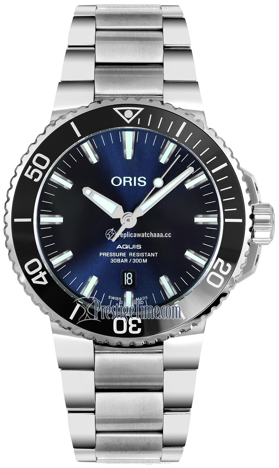01 733 7732 4135-07 8 21 05PEB Oris Aquis Date 39.5mm Mens Watch 01 733 7732 4135-07 8 21 05PEB Oris Aquis Date 39.5mm Mens Watch